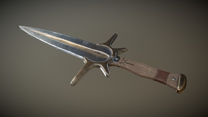 The Devoted Sacrificial Dagger 3D Model