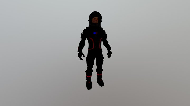 Astronauta-oscura (1) 3D Model