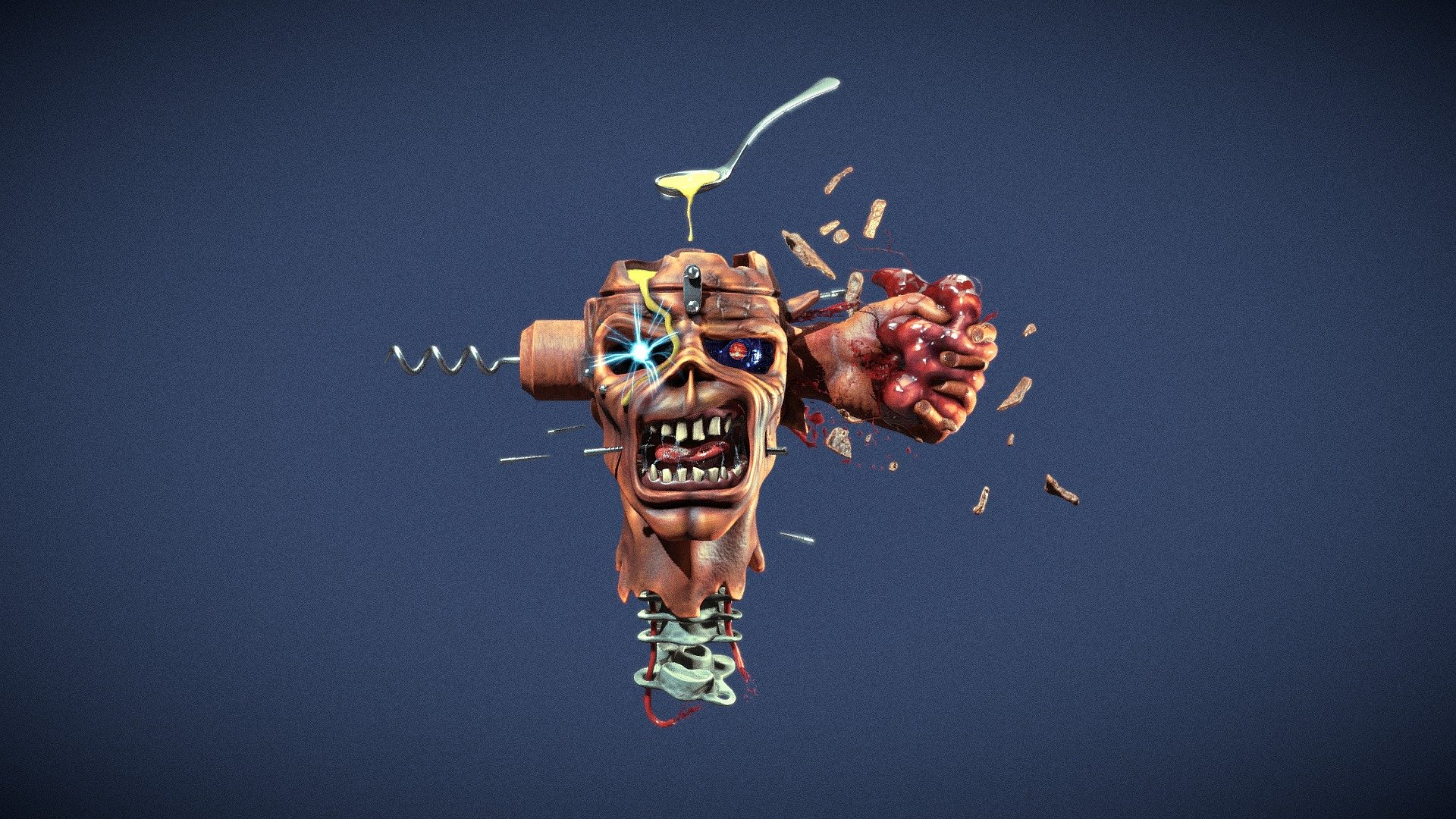 Eddie Can I Play With Madness Iron Maiden 3d Model By Joaquin Caicedo Yuaquin Ce87a87 Sketchfab