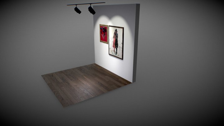 Art Gallery Showcase 3D Model