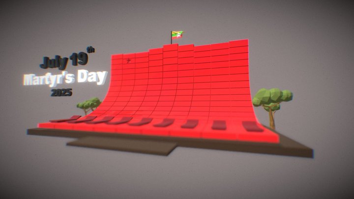 Martyr's Monument 3D Model