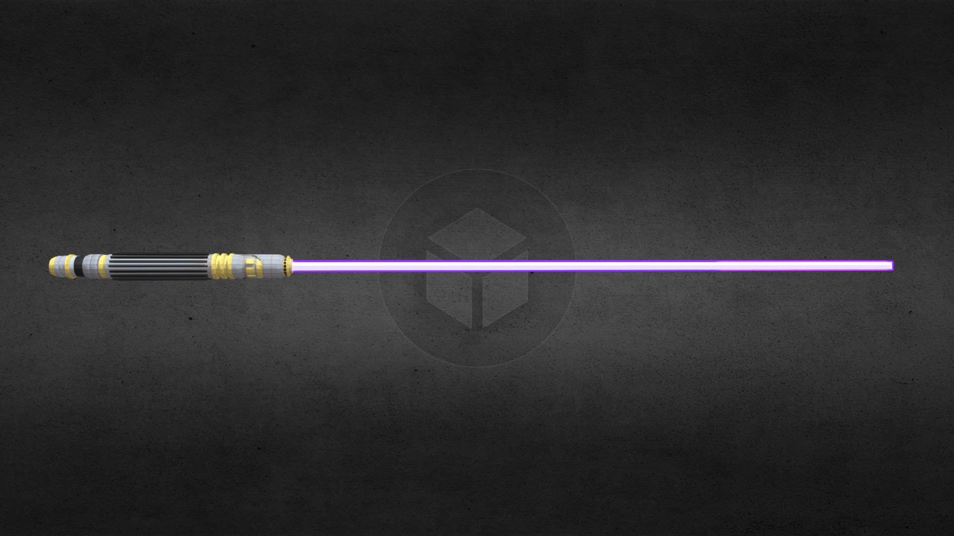 Mace Windu's Lightsaber Minecraft 3D 3D model by Justbraders [ce88528] Sketchfab
