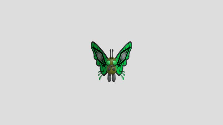 Butterfree reigonal varient 3D Model