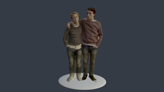 Abel and David 3D Model