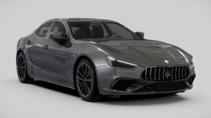 Maserati Ghibli hybrid 3D Model