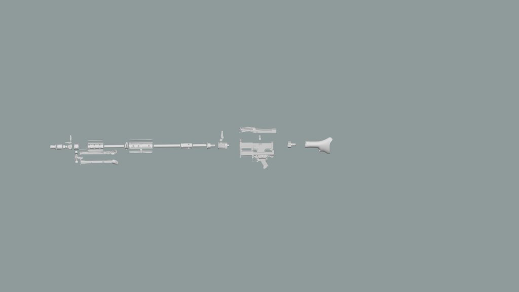 3D Printable MG 34