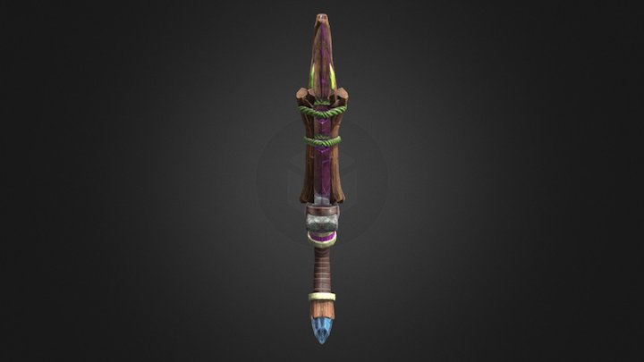 Glass Sword Moddel 3D Model