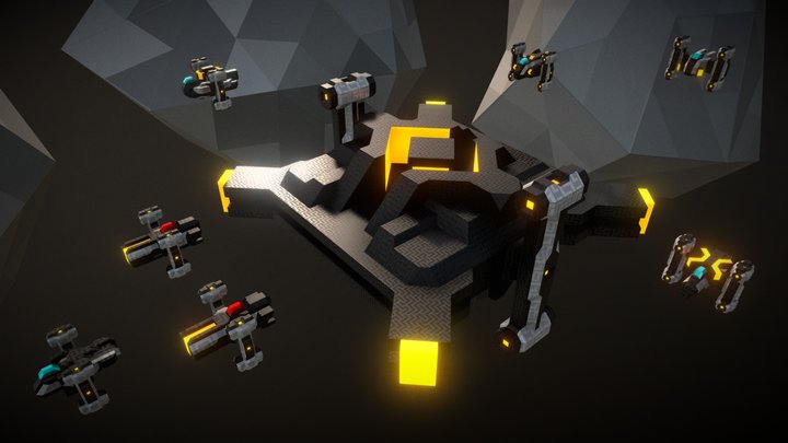 Laboratory - Space Station 3D Model