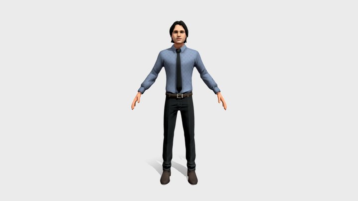 Waving 3D Model