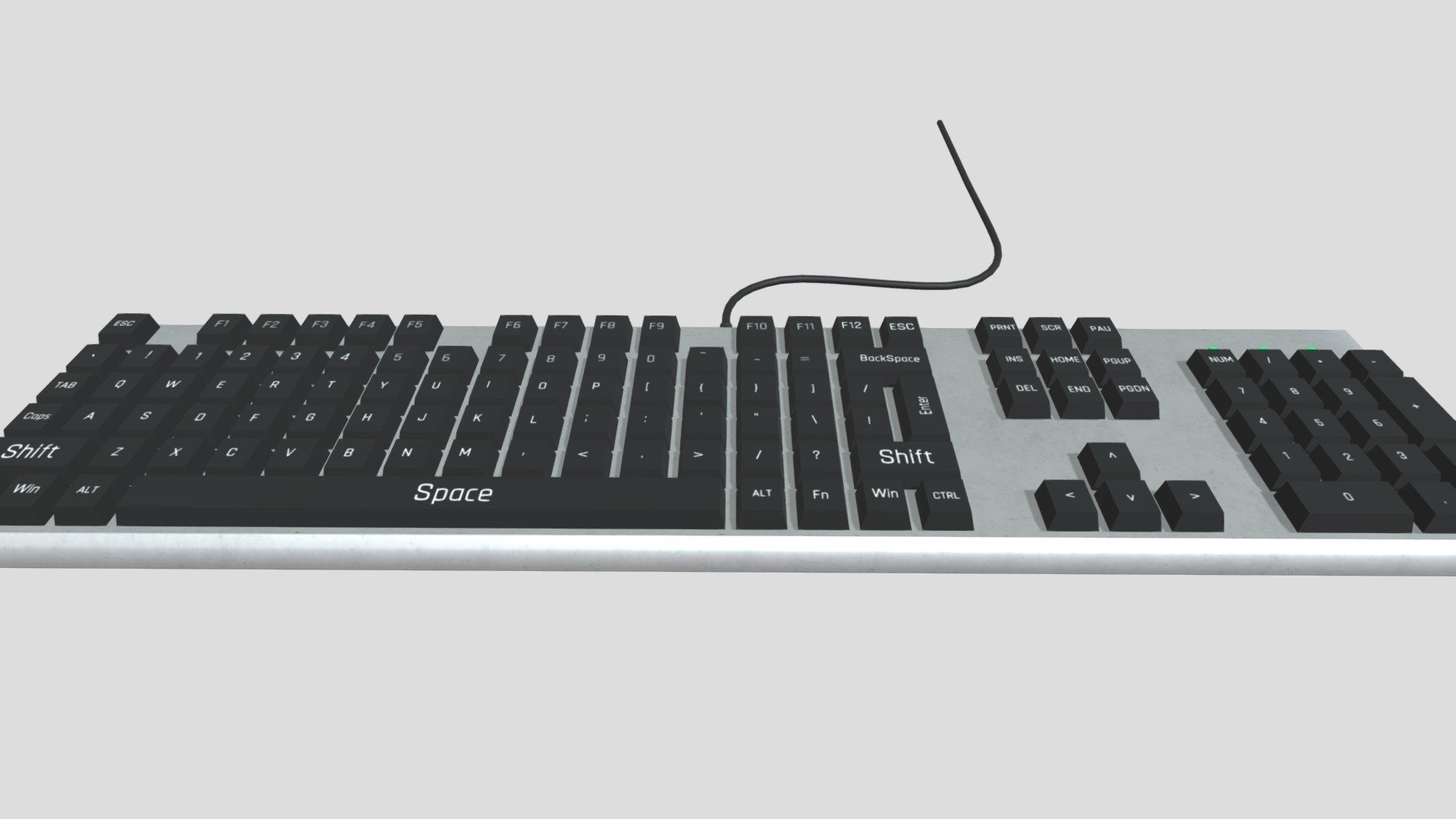 Semi Mechanical Gaming Keyboard - Download Free 3D model by Hammad ...