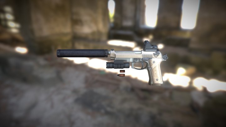 M9A3 Beretta 3D Model