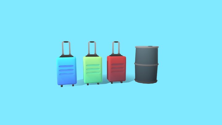Airline.Antics (Luggag) 3D Model