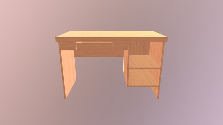 Computer Desk 3D Model