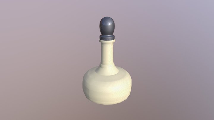 Maya Assignment 1 Bottle 3 3D Model
