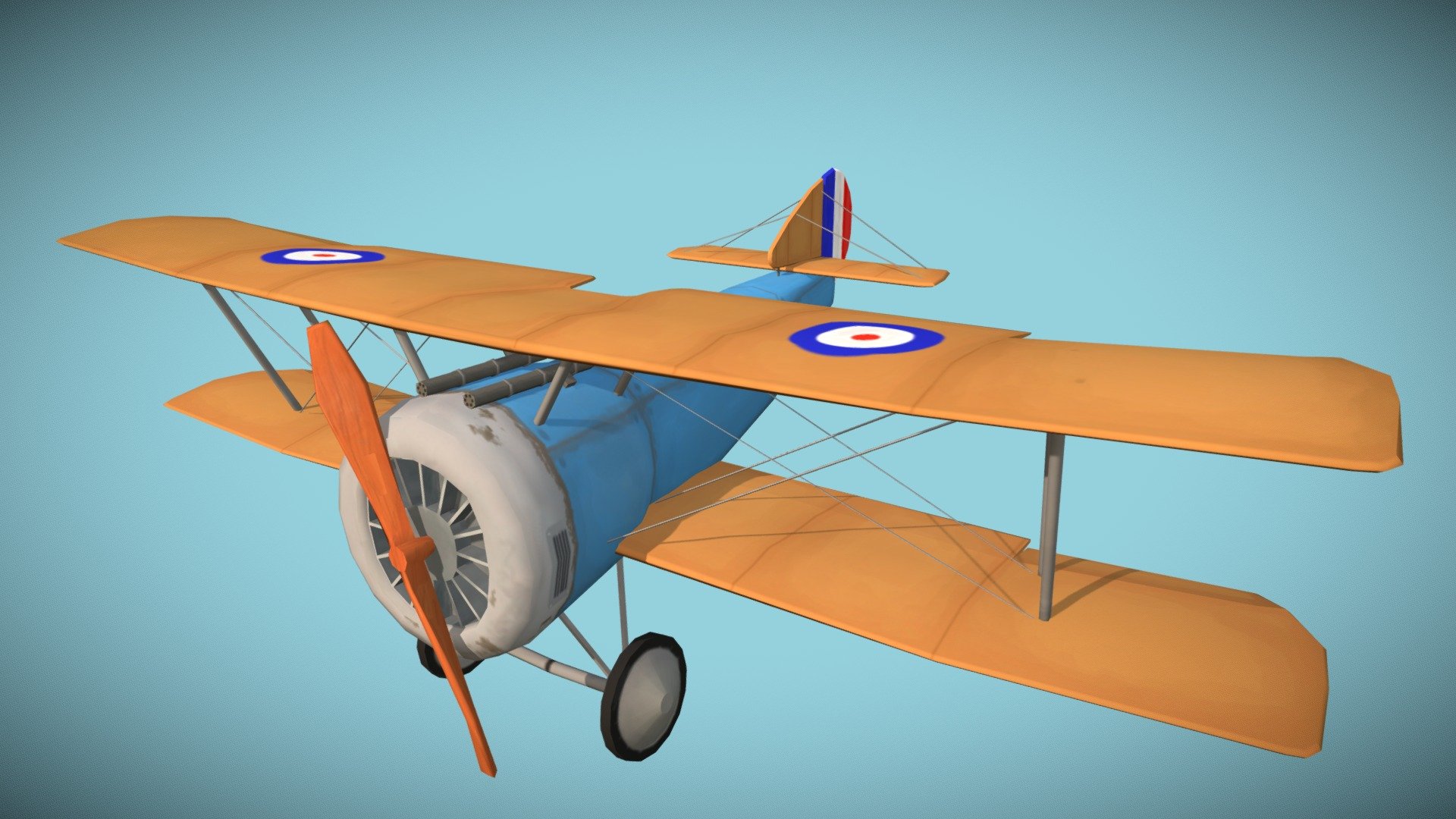 Stylized WW1 Plane