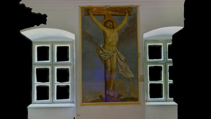 Bodajk Oratórium Jézus a kereszten 3D Model