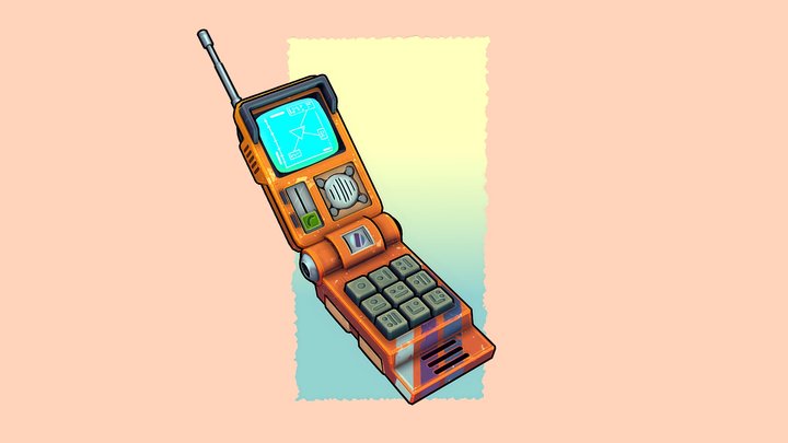 Cell Phone 3D Model