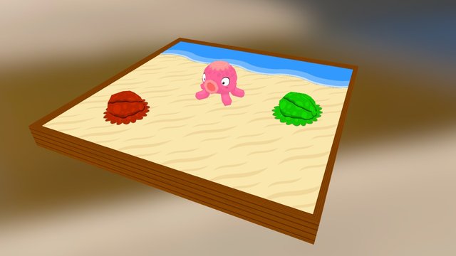 Coin Frenzy Game Template 3D Model