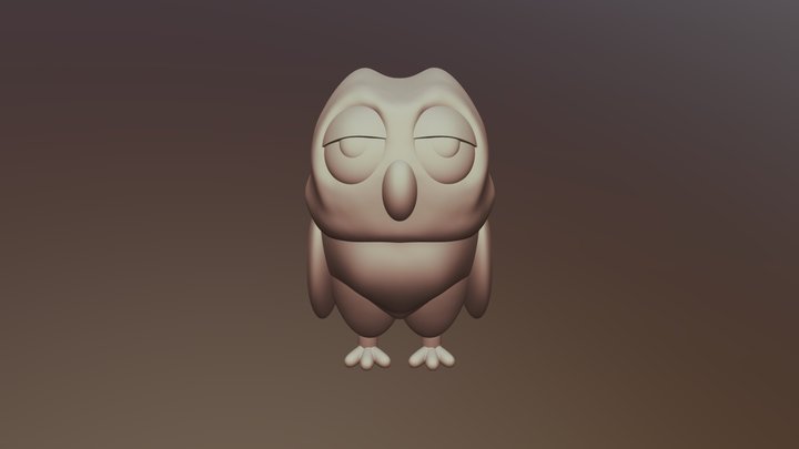 Owl Boi 3D Model
