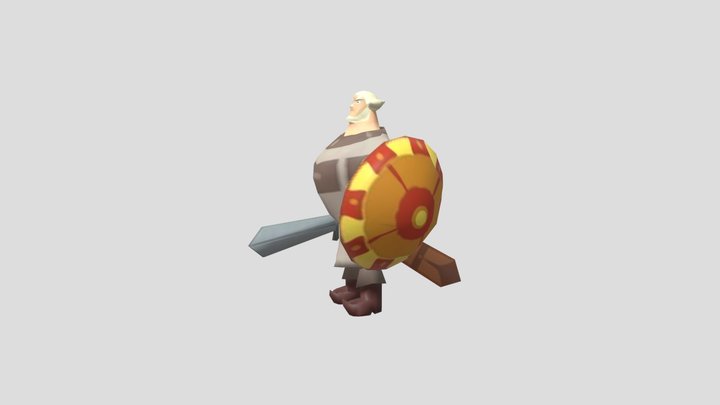 Bogatyr Dobryna Nikitich 3D Model