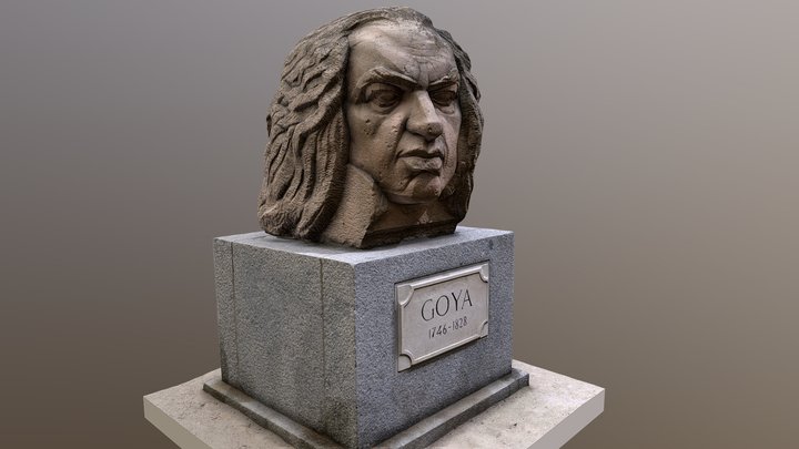 Busto de Goya 3D Model