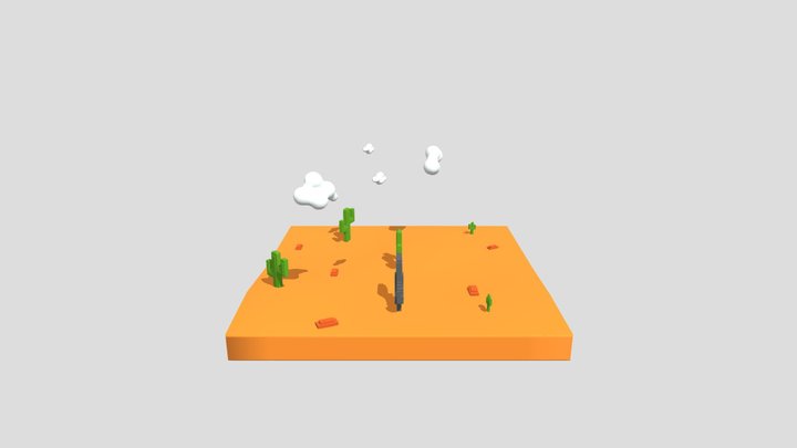 Google Dino 3D Model