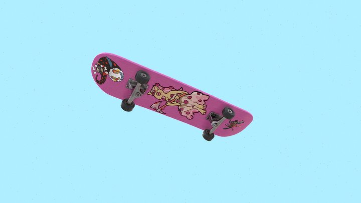 Skate Render Practice 3D Model