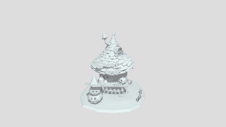 Spooky Candy Shop 3D Model