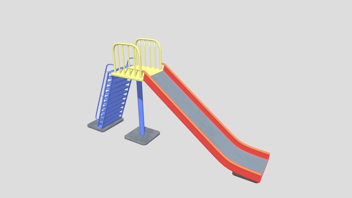 Park Slide 3D Model
