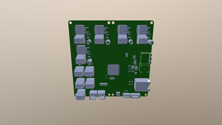 ActuatorControl_Board_v2 3D Model