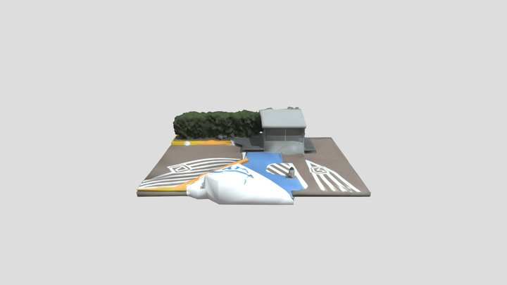 Accessible Parking beach – Gratis 3D-model STL