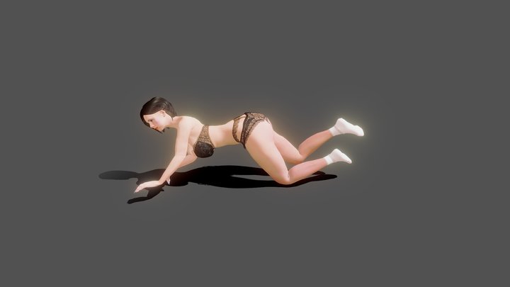 beautiful girl 3D Model