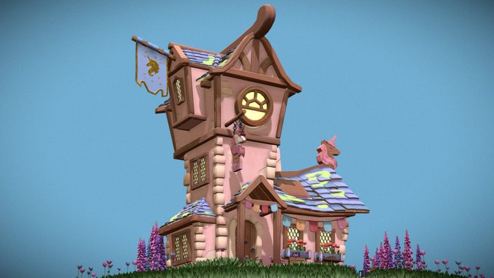 Pink Pony Inn 3D Model