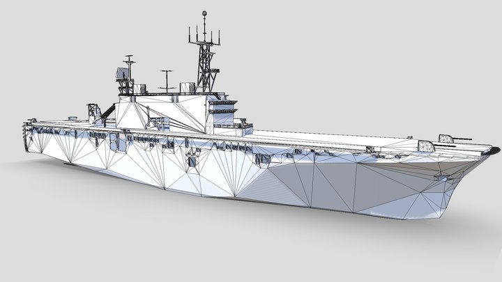 TARAWA-L.MAX (Original USS Lewinsky) 3D Model