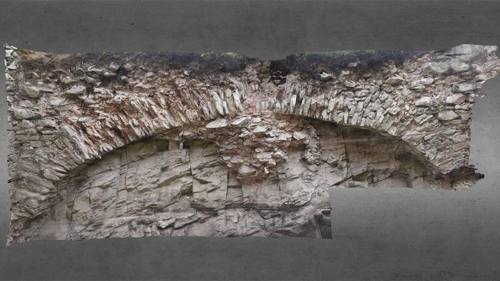 hrad Andělská hora, východní palác 3D Model