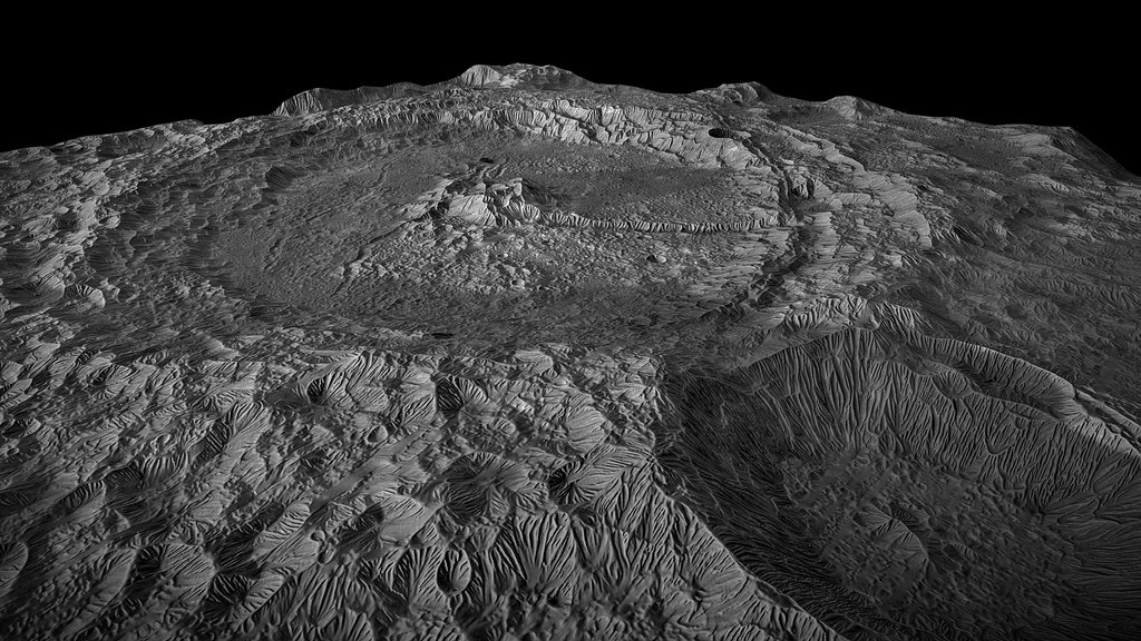 Moon - Petavius crater