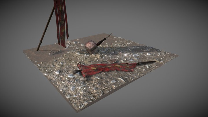 War scene 3D Model