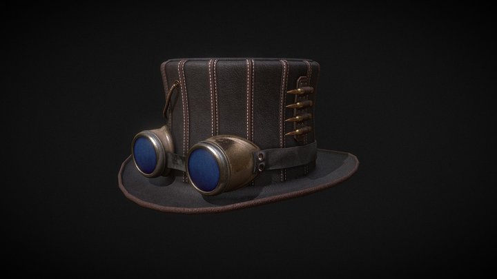 Steampunk hat 3D Model