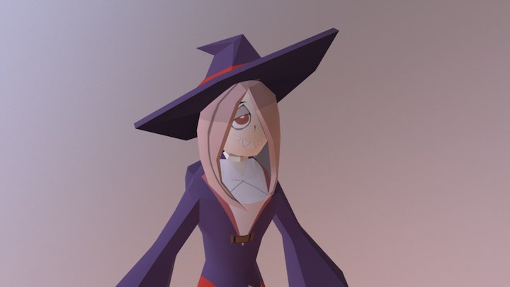 Sucy Manbavaran (Little Witch Academia) 3D Model