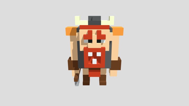 Medieval Man 3D Model