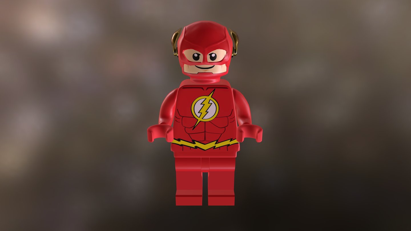 Lego Flash - 3D model by Felix Fu (@felixbestianegra) [ce9f77a] - Sketchfab