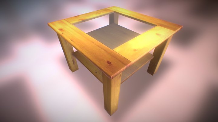 Wood Table – Kostenloses 3D-Modell STL