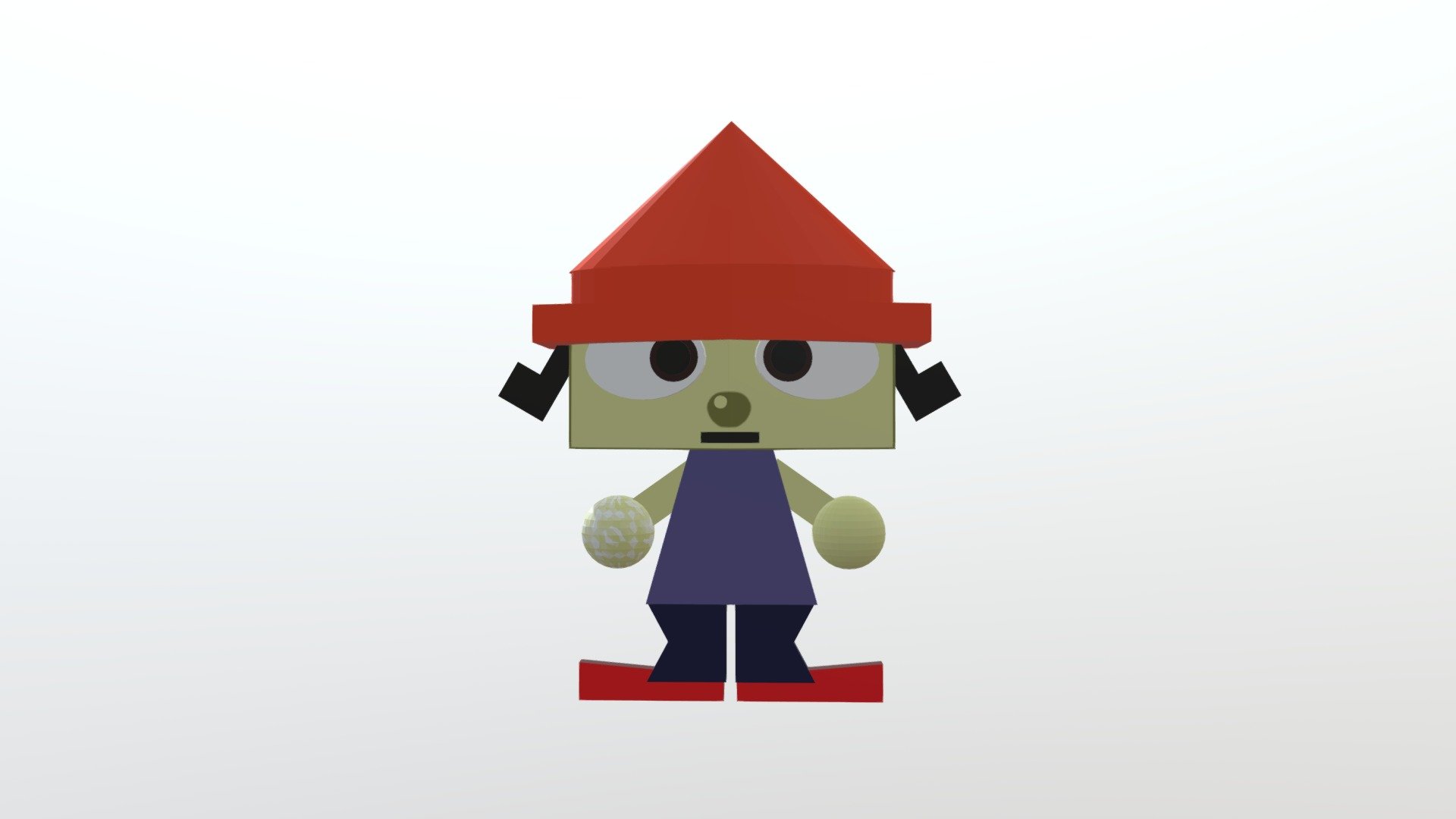 Parappa Model by MKEL1am - 3D model by MKEL1am [cea1927] - Sketchfab