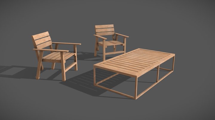 GardensFurniture 3D Model