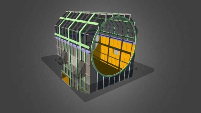 Ball Mill Trommel 3D Model