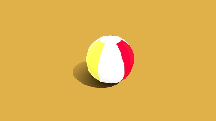 Low Poly Beach Ball