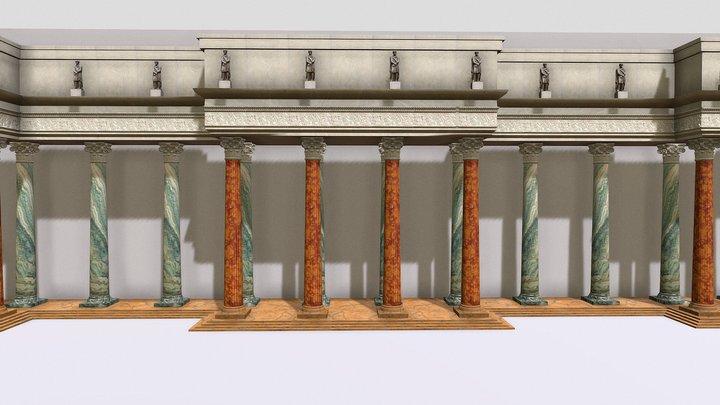 Foro Traiano 3D Model