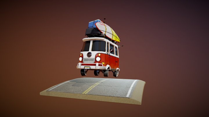 The Road trip 3D Model