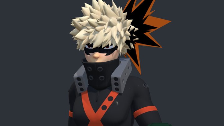 Katsuki Bakugou - Winter Costume 3D Model
