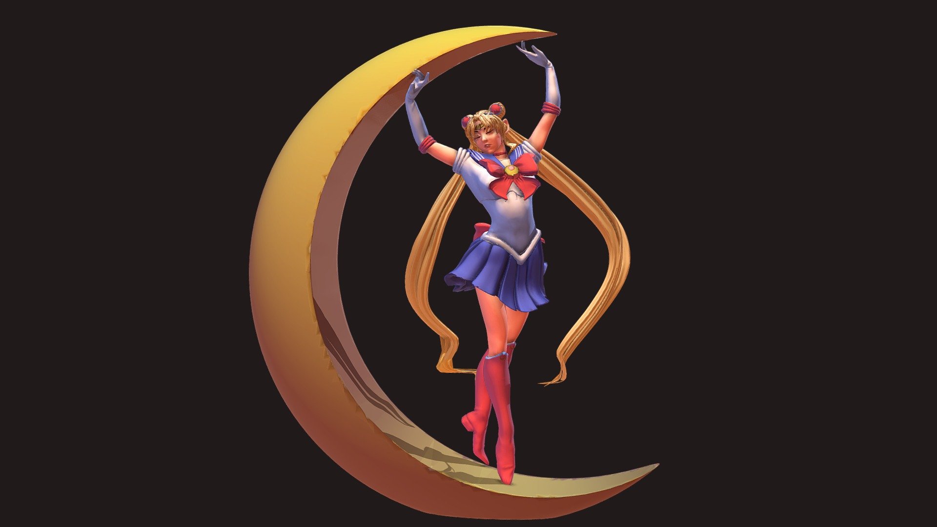 sailor moon - 3D model by abigailoffermans (@abigailoffermans) [cea32aa]